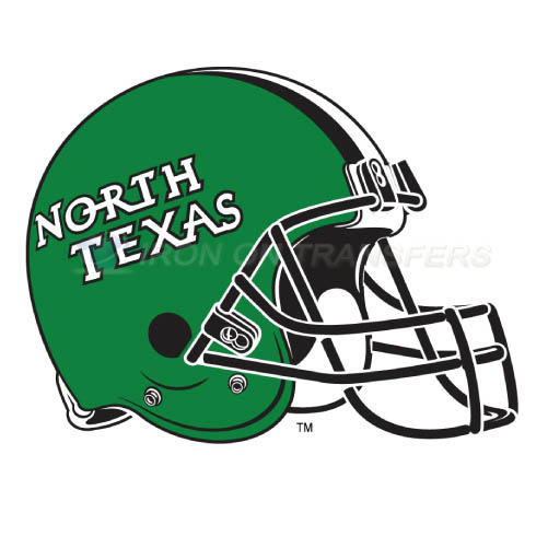 North Texas Mean Green Logo T-shirts Iron On Transfers N5629